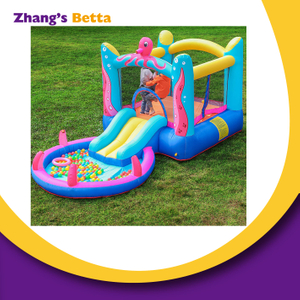 Princess Theme Inflatable Castle House with Ball Pit