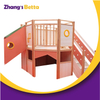 Casa de juegos de madera para ni&ntilde;os de madera interior barata y atractiva 