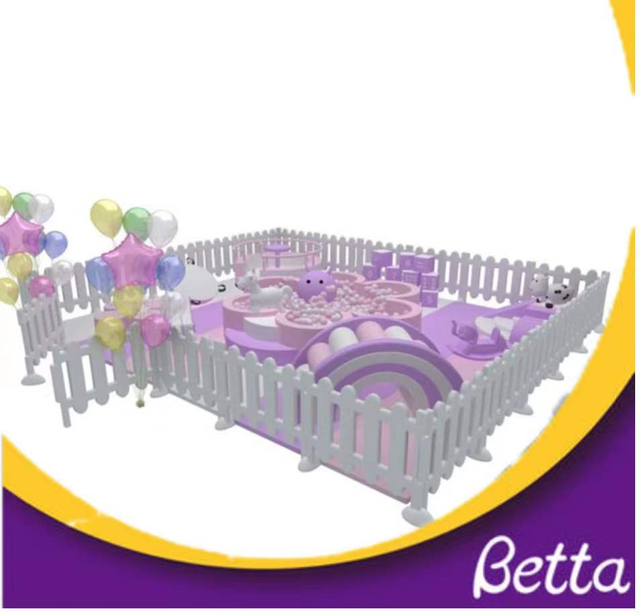 Bettaplay Цветочная тема Оборудование Softplay Крытая игровая площадка для малышей