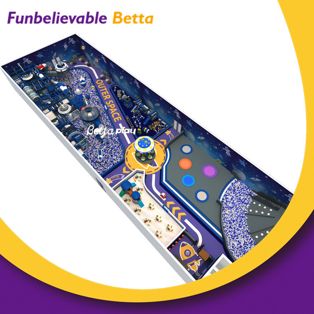 Parque de atracciones para ni&ntilde;os Bettaplay, equipo de juegos infantiles para interiores, laberinto grande con toboganes para juegos infantiles