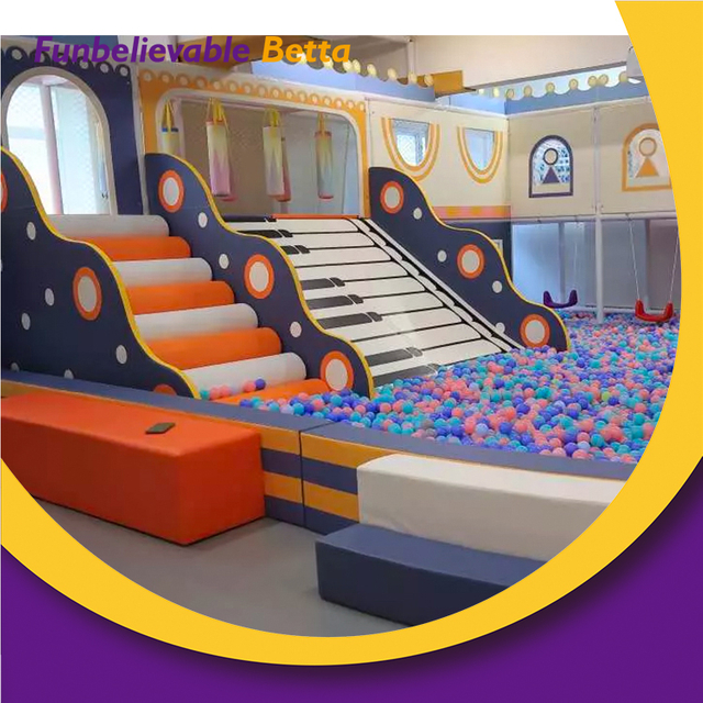 Bettaplay Interior Playground Kids Playground Piano Slide Kids Softplay Ocean Ball Pool Indoor Soforplay Park Indoor Play para compras