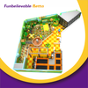 Bettaplay 399sqm ملاهي للأطفال Naughty Castle معدات ملعب داخلية لمنطقة اللعب الناعمة