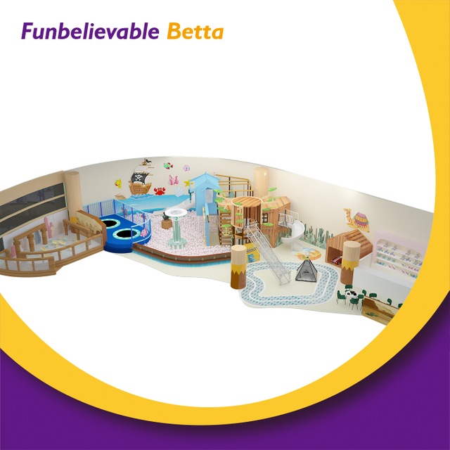 Bettaplay 200sqm Treehouse Jungle Theme Kids Maze داخلي لعب لين معدات منطقة اللعب التجارية ملعب ترفيهي داخلي 
