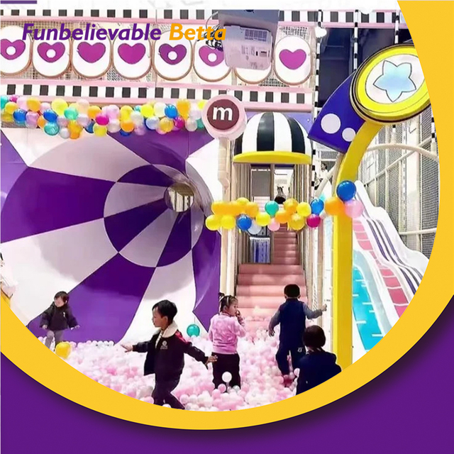 Bettaplay para niños Trasa de trumpptio -tobogán para niños Interior Planeglass Fiberglass Diapositiva para niños Tobogado de fibra de vidrio 