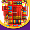 مركز اللعب الداخلي Bettaplay تصميم جديد لشرائح الملاهي معدات اللعب اللينة ملعب داخلي للأطفال