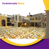 Parque infantil suave para ni&ntilde;os Bettaplay de 650㎡ con &aacute;rea de trampol&iacute;n Trumpet Slide y paredes para escalar 