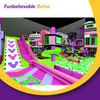 Diapositiva suave del equipo del juego del patio de juegos infantil interior tem&aacute;tico personalizado de 2600 metros cuadrados 