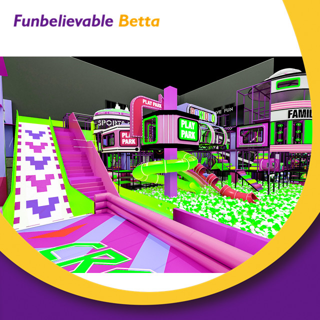 Diapositiva suave del equipo del juego del patio de juegos infantil interior tem&aacute;tico personalizado de 2600 metros cuadrados 
