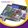 Bettaplay 3000 m&sup2; Patio interior Equipo atl&eacute;tico interactivo con doble tobog&aacute;n