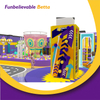 Equipo comercial de &aacute;rea de juegos interior Bettaplay de 570 m2 con parque de trampolines, &aacute;rea de juegos suave y campo Ninja