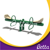 Custom made kindergarten outdoor playground metal kids 2-in-1 seesaw