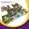 Bettaplay kids indoor soft playground equipment small indoor area trampoline with merry go round