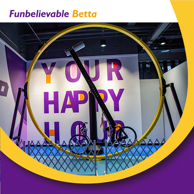 Bettaplay 360 Bike Indoor Sport Park trampol&iacute;n para ni&ntilde;os juego interior trampol&iacute;n profesional interior en venta