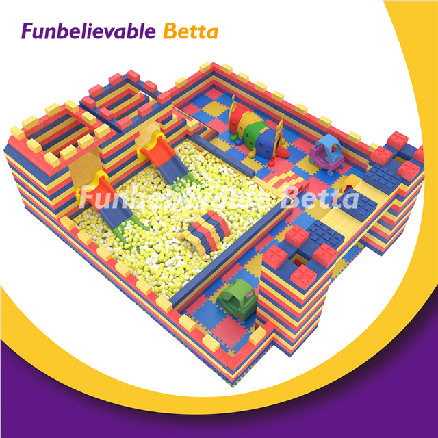 BetTaplay Epp Box de espuma interior Juegos de construcción de construcción Bloque de construcción juguetes blando de juegos de interior