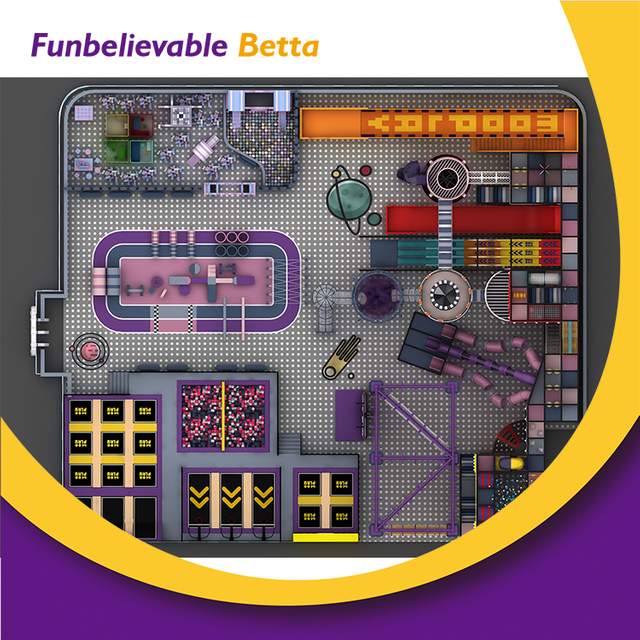 Bettaplay-parque de trampol&iacute;n de salto libre comercial para ni&ntilde;os, juego de interior, trampol&iacute;n profesional de interior a la venta