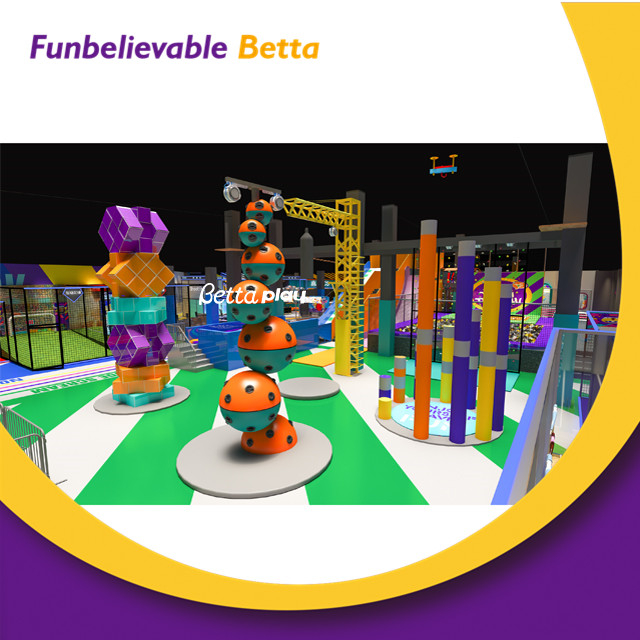 Продажа профессионального батутного парка Bettaplay, коммерческого оборудования для закрытых игровых площадок