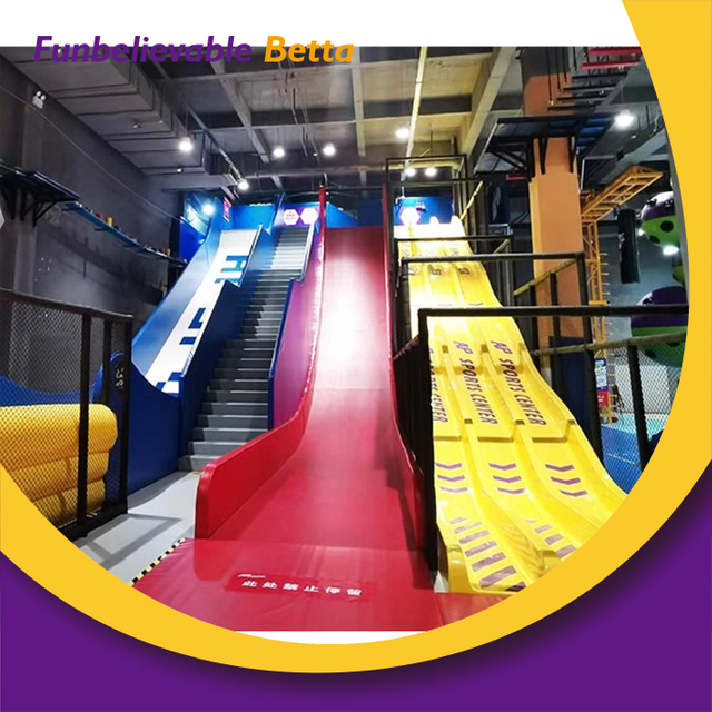 Bettaplay Trampoline Park Rainbow Slide Dry Ski Slope for Trampoline Park for Kids for Sale
