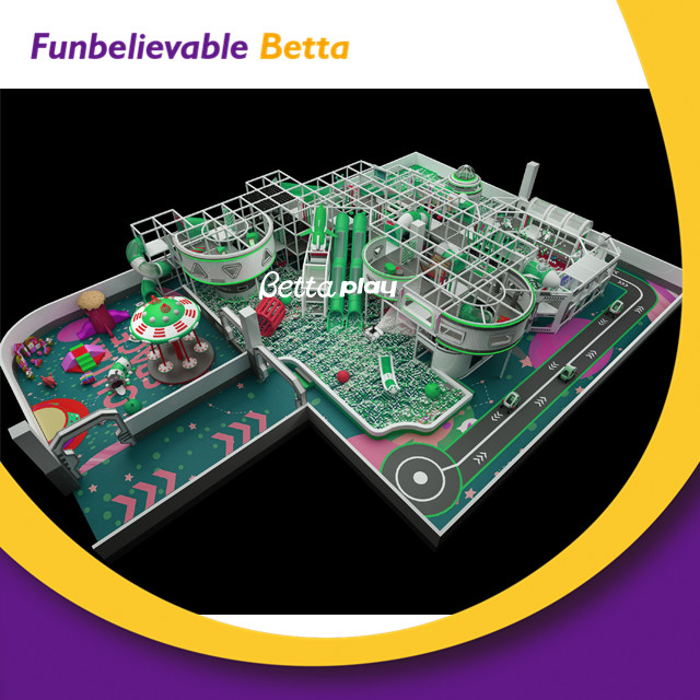 Bettaplay China, el principal fabricante de parques infantiles interiores, colorido parque infantil a la venta