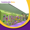 Equipo de juegos interior personalizado Bettaplay de 750 m2 con parque de trampolines y campo Ninja