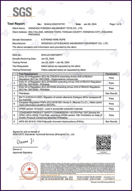 Химический отчет о стальных канатах