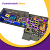 Bettaplay 650㎡ &Aacute;rea de juegos interior Centro de juegos interior Parque de trampolines Toboganes grandes para centros comerciales comerciales