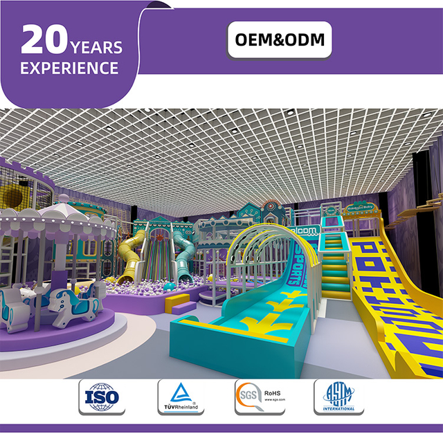 BetTaplay 1900SQM Centro de juegos de juego interior de 1900SQM Equipo de plástico suave para el centro comercial para el centro comercial
