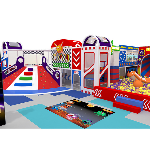 Equipo de juegos interior comercial Bettaplay de 500 metros cuadrados, juego suave de pl&aacute;stico para ni&ntilde;os, escalada para centros comerciales, fabricado en China