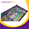 Bettaplay 1900SQM Equipo de trampol&iacute;n interior para ni&ntilde;os con tem&aacute;tica de ensue&ntilde;o de moda p&uacute;rpura Centro de entretenimiento con piscina de bolas con toboganes m&uacute;ltiples