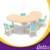 Colorful kindergarten classroom furniture wooden dining table set