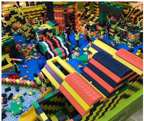 كيفية تصميم موضوع ملعب داخلي؟