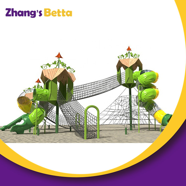 Bettapplay Zona de juegos al aire libre Escalada en red con tobog&aacute;n