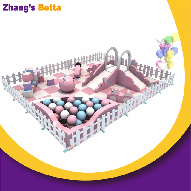Bettaplay Soft Play Package Детский комплект розового горка для помещений