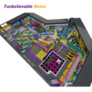 Bettaplay настроить крытую игровую площадку для дома, центр для вечеринок, детская площадка для прыжков и игровая площадка