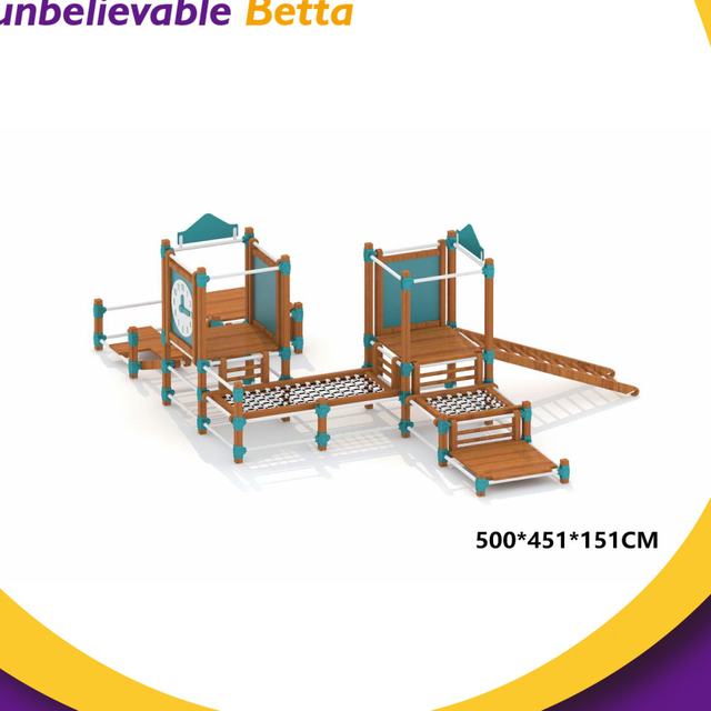 Equipo de integración sensorial de escalada de madera BetTaplay 