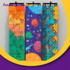 Bettaplay Patio de juegos interior Parque de atracciones de aventuras Muro de escalada art&iacute;stico para parque de trampolines Entretenimiento de aventuras en interiores