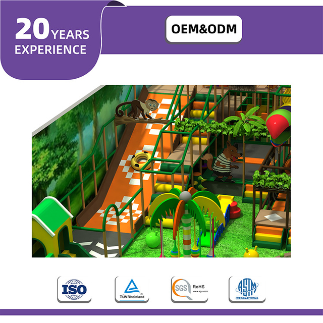 Bettaplay 250SQM 277SQM Equipo de juego suave para interiores con tema forestal para ni&ntilde;os para uso en parques de atracciones y centros comerciales