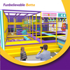 Equipo comercial de &aacute;rea de juegos interior Bettaplay de 570 m2 con parque de trampolines, &aacute;rea de juegos suave y campo Ninja