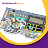 Bettaplay 570m&sup2; Piscina de bolas con tobog&aacute;n grande Estilo de animales de dibujos animados Parque de atracciones interior Equipo interior