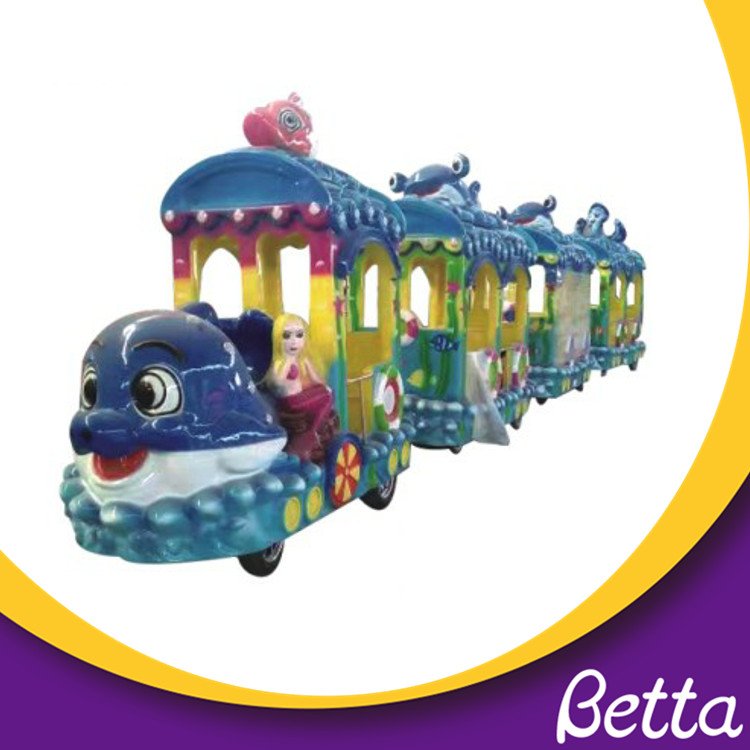 Amusement park high quality children funny electric train 