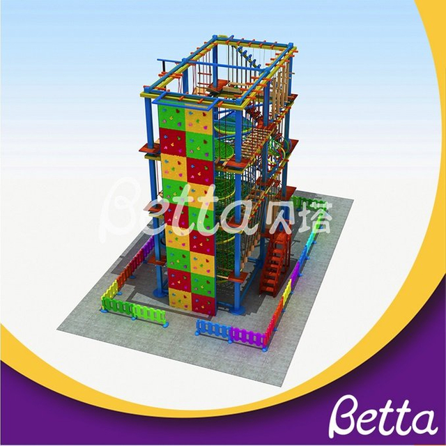 Bettaplay مسار حبل منزلق حلزوني مخصص للملاهي