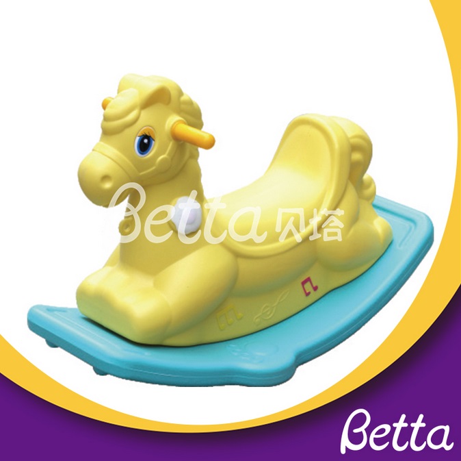 For kindergarten Kids popular indoor plastic rocking horse ride on toy 