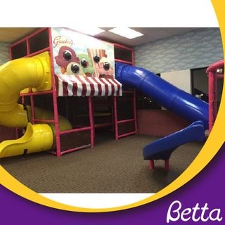 Bettaplay indoor playground equipment,playground tube spiral slides