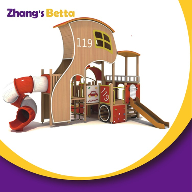 Equipo de toboganes para juegos al aire libre para ni&ntilde;os