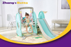  Best Quality Home Stay New DesignModest Style Pastel & Plastic Children Slide with Hoop Outdoor Playground Equipment Own Use