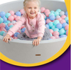 BettaPlay High Quality Eco- Friendly, Safe And Soft Full Sponge Children's And Baby Mini Ball Pool Pit