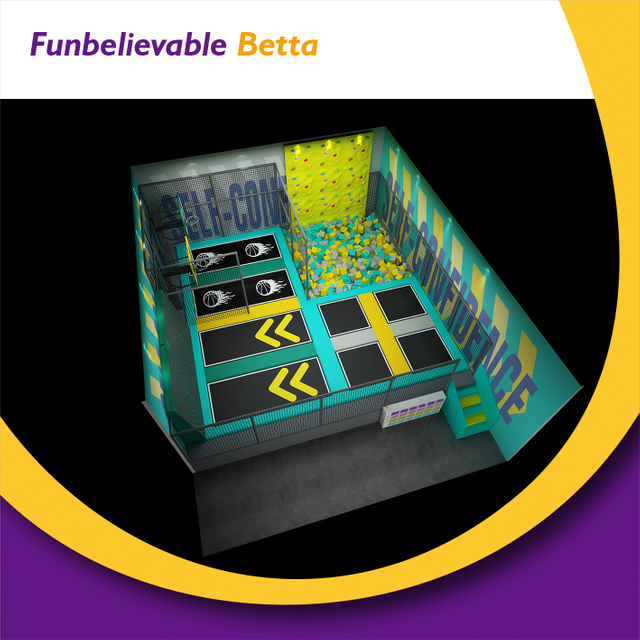 Батутный парк Bettaplay, детская игровая площадка в помещении, оборудование для пенопласта с производителем стен для скалолазания