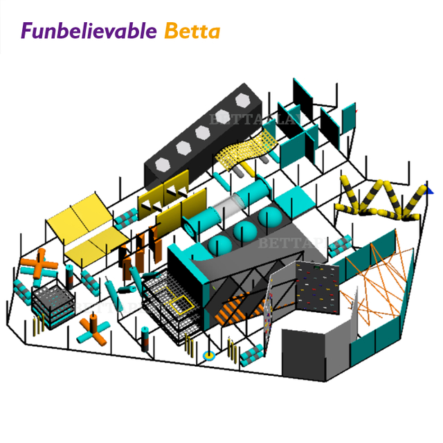 Bettaplay горячая крытая игровая площадка домашняя вечеринка центр для детей прыжки и лабиринт для детей