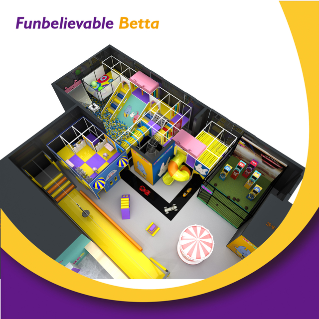 Батут Bettaplay и детская мягкая игровая гигантская игровая площадка с шариками, оборудование для крытых парков