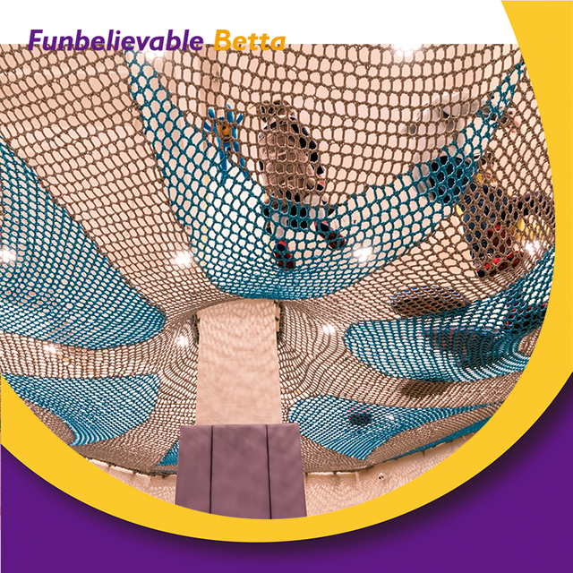 Bettaplay Kid Rainbow вязаные крючком сети для скалолазания для детской игровой площадки в помещении