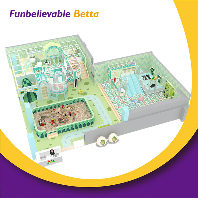 Bettaplay 250 m&sup2; Dise&ntilde;o personalizado Equipo de juegos interior suave para ni&ntilde;os Fabricaci&oacute;n